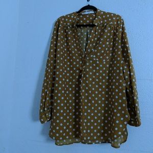 Polka dot blouse